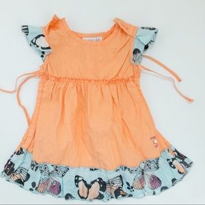 Mexx orange 3-6 months dress